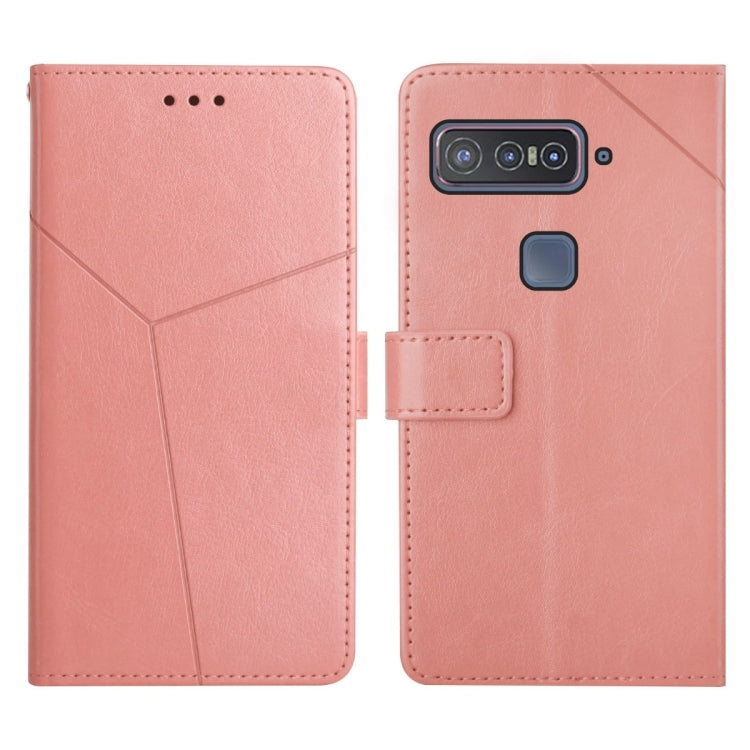For Asus Smartphone for Snapdragon Insiders Y Stitching Horizontal Flip Leather Phone Case