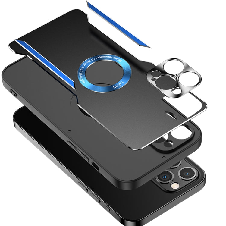 For iPhone 12 Aluminum Alloy + TPU Phone Case