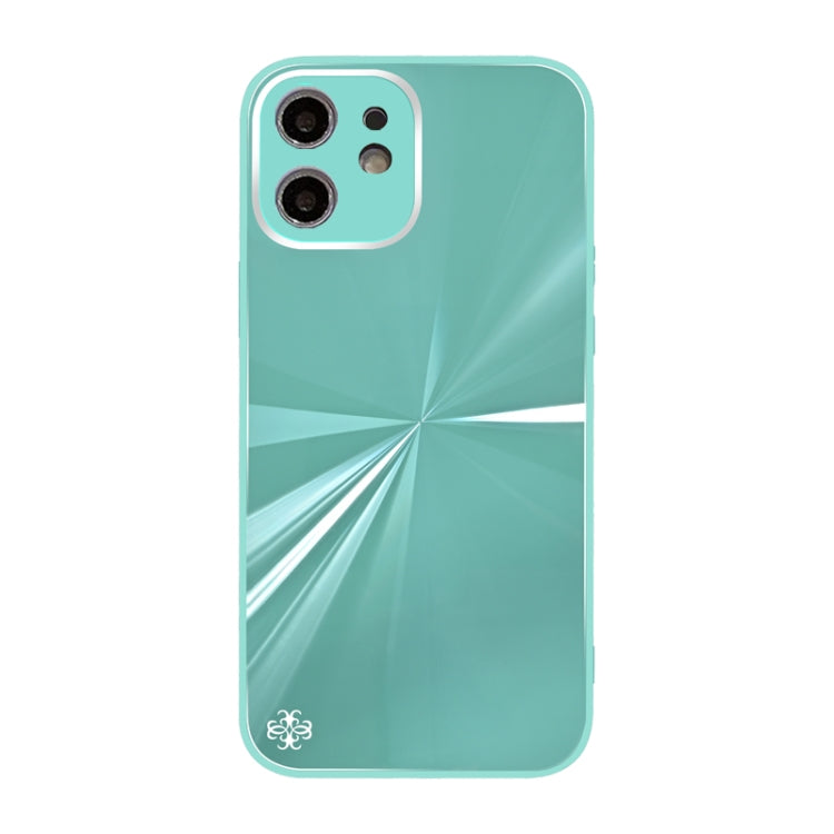 For iPhone 11 CD Texture TPU + Tempered Glass Phone Case