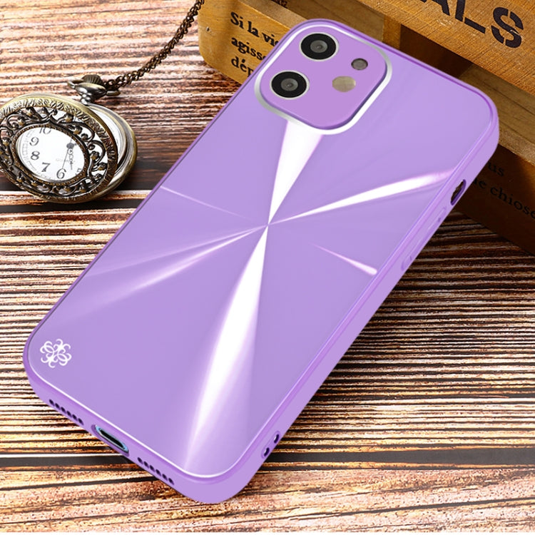 For iPhone 11 CD Texture TPU + Tempered Glass Phone Case