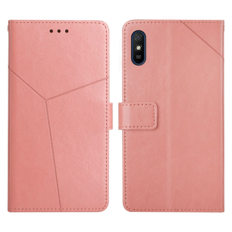 For Xiaomi Redmi 9A Y Stitching Horizontal Flip Leather Phone Case