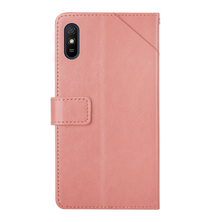 For Xiaomi Redmi 9A Y Stitching Horizontal Flip Leather Phone Case