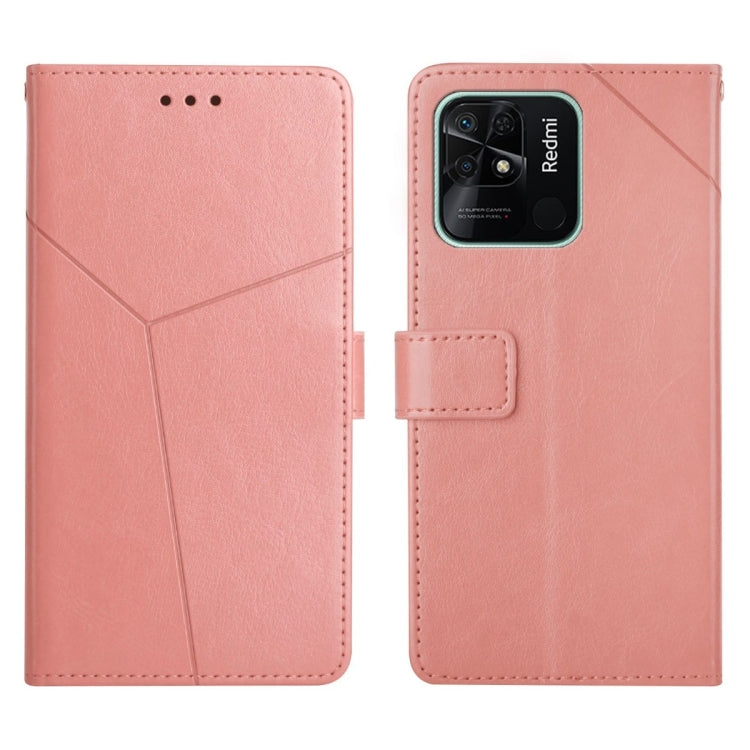 For Xiaomi Redmi 10C Y Stitching Horizontal Flip Leather Phone Case