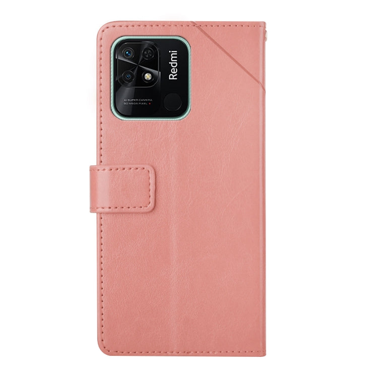 For Xiaomi Redmi 10C Y Stitching Horizontal Flip Leather Phone Case