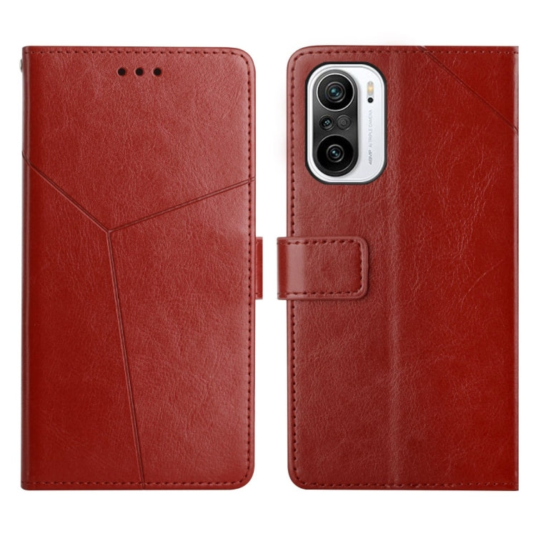 For Xiaomi Redmi K40 / K40 Pro Y Stitching Horizontal Flip Leather Phone Case