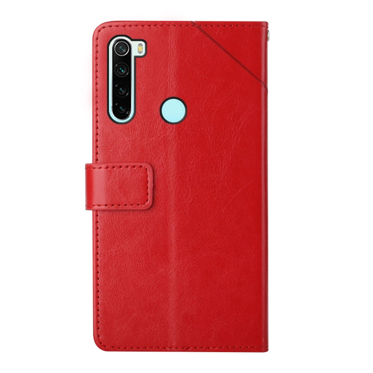 For Xiaomi Redmi Note 8 Y Stitching Horizontal Flip Leather Phone Case
