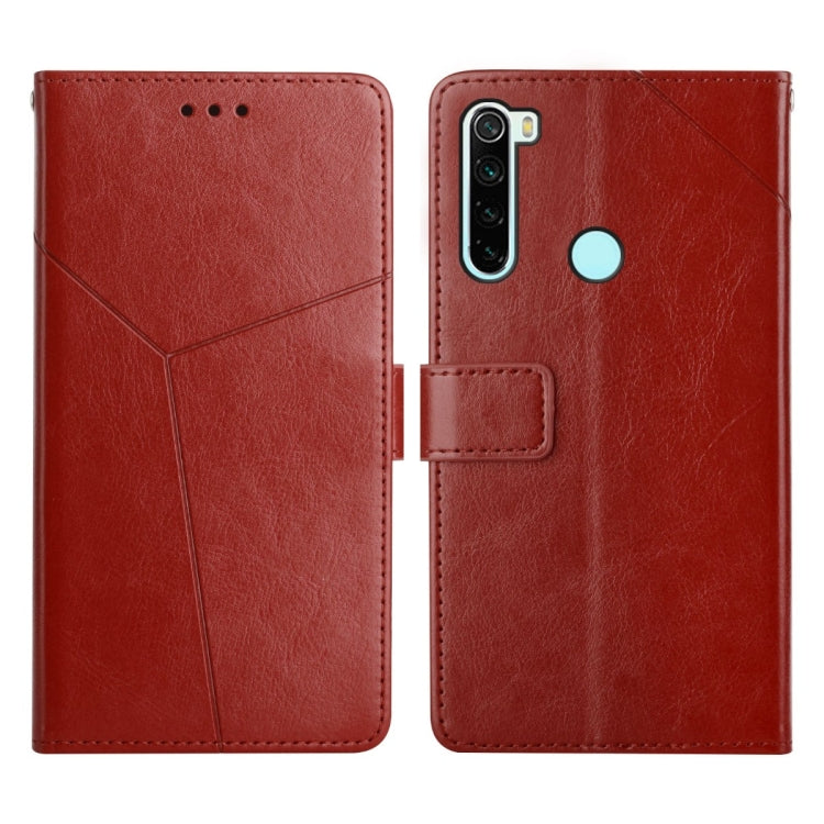 For Xiaomi Redmi Note 8 Y Stitching Horizontal Flip Leather Phone Case