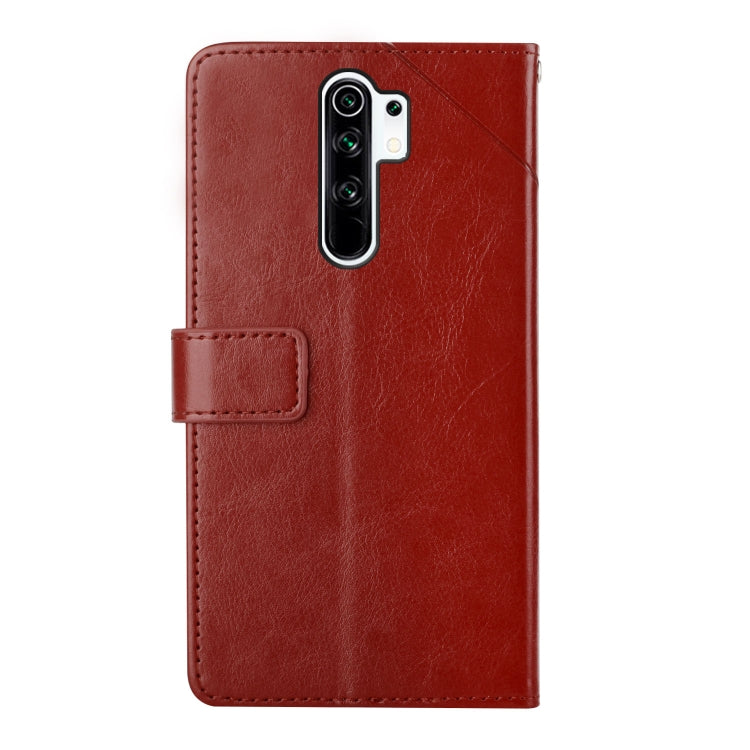 For Xiaomi Redmi Note 8 Pro Y Stitching Horizontal Flip Leather Phone Case