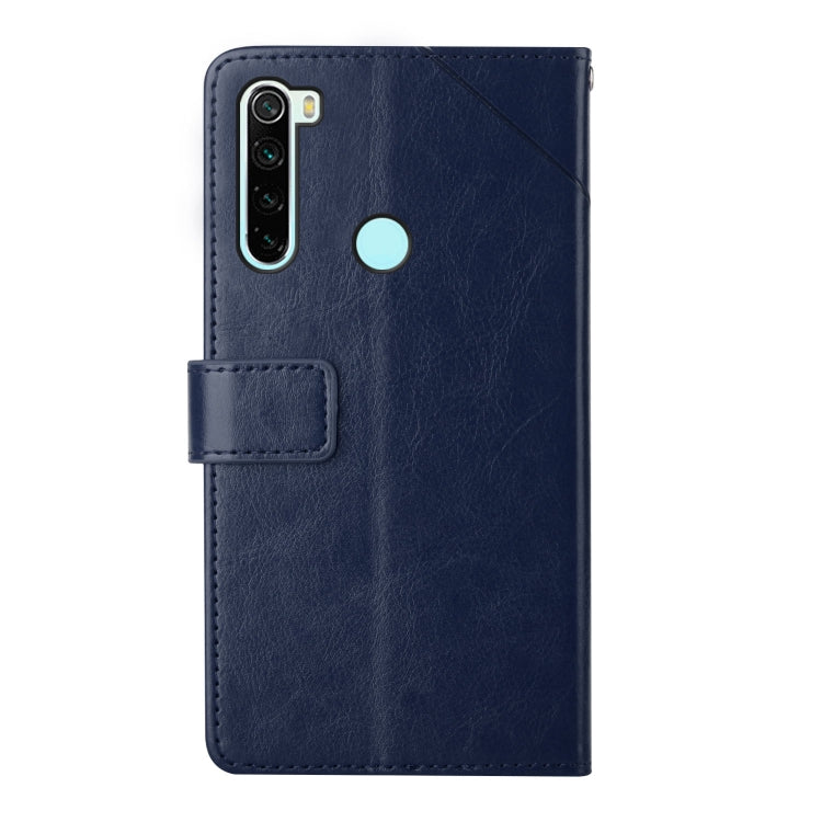 For Xiaomi Redmi Note 8T Y Stitching Horizontal Flip Leather Phone Case