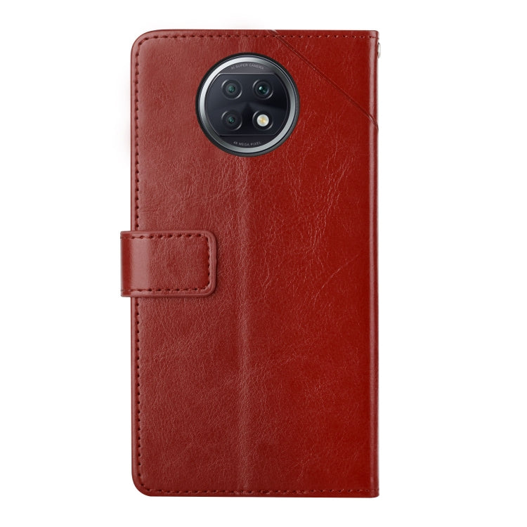For Xiaomi Redmi Note 9 5G / Note 9T 5G Y Stitching Horizontal Flip Leather Phone Case