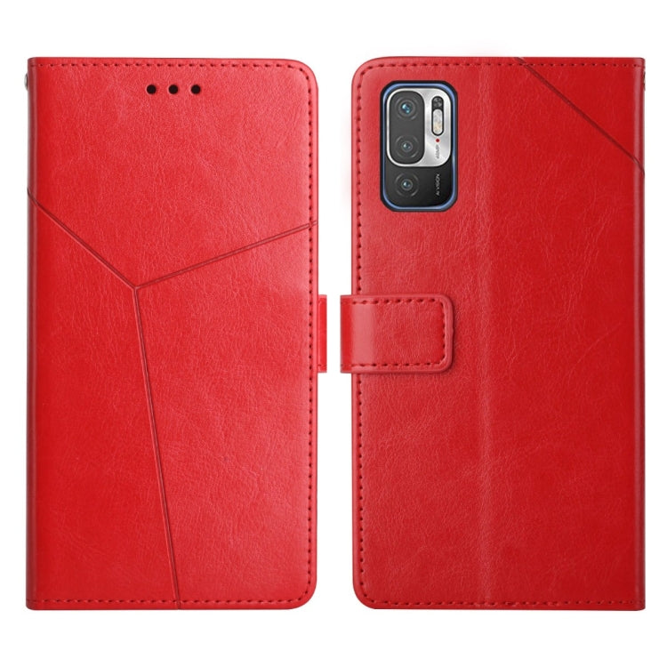 For Xiaomi Redmi Note 10 5G Y Stitching Horizontal Flip Leather Phone Case
