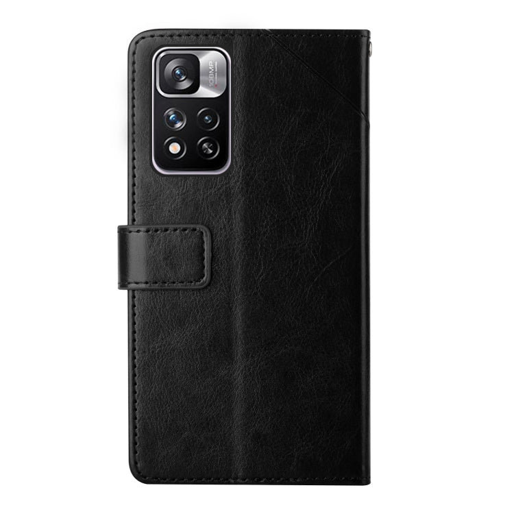 For Xiaomi Redmi Note 11 Pro Y Stitching Horizontal Flip Leather Phone Case
