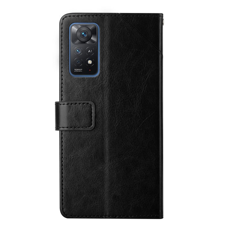 For Xiaomi Redmi Note 11 Pro Global Y Stitching Horizontal Flip Leather Phone Case