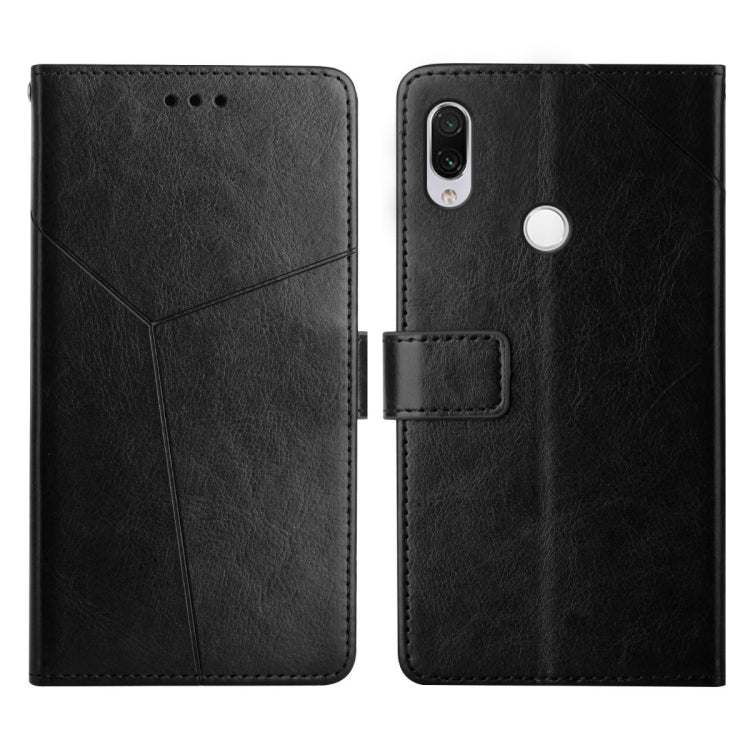 For Xiaomi Redmi Note 7 / Note 7 Pro Y Stitching Horizontal Flip Leather Phone Case