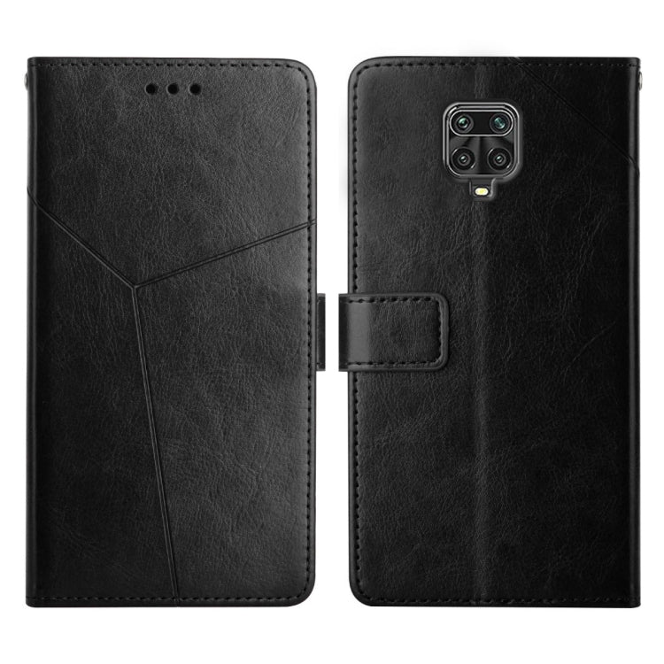 For Xiaomi Redmi Note 9 Pro 4G Y Stitching Horizontal Flip Leather Phone Case