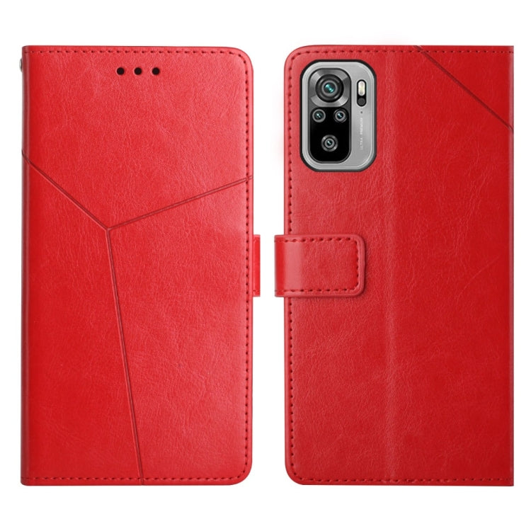 For Xiaomi Redmi Note 10 4G Y Stitching Horizontal Flip Leather Phone Case
