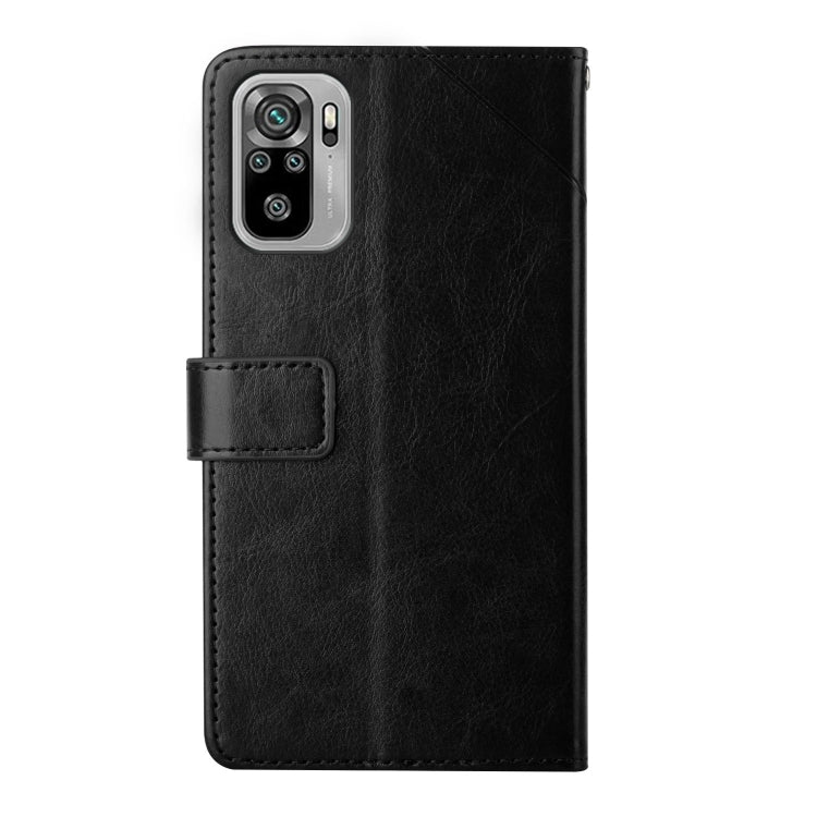 For Xiaomi Redmi Note 10 4G Y Stitching Horizontal Flip Leather Phone Case
