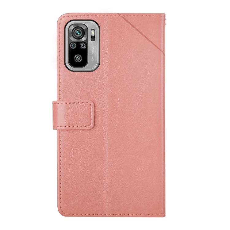 For Xiaomi Redmi Note 10 4G Y Stitching Horizontal Flip Leather Phone Case