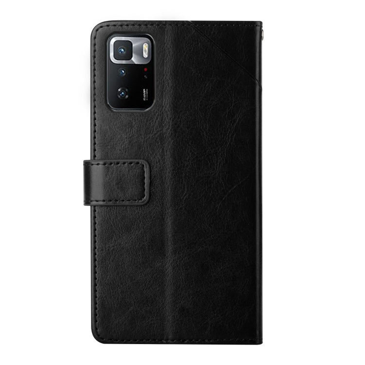 For Xiaomi Redmi Note 10 Pro 5G / Poco X3 GT Y Stitching Horizontal Flip Leather Phone Case