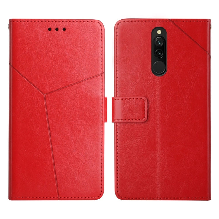 For Xiaomi Redmi 8 / 8A Y Stitching Horizontal Flip Leather Phone Case