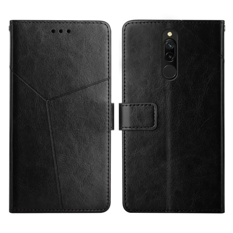 For Xiaomi Redmi 8 / 8A Y Stitching Horizontal Flip Leather Phone Case