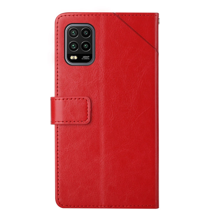 For Xiaomi Mi 10 Lite 5G Y Stitching Horizontal Flip Leather Phone Case