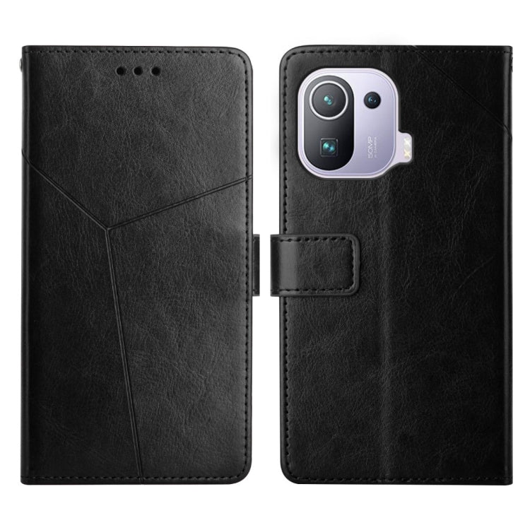 For Xiaomi Mi 11 Pro Y Stitching Horizontal Flip Leather Phone Case