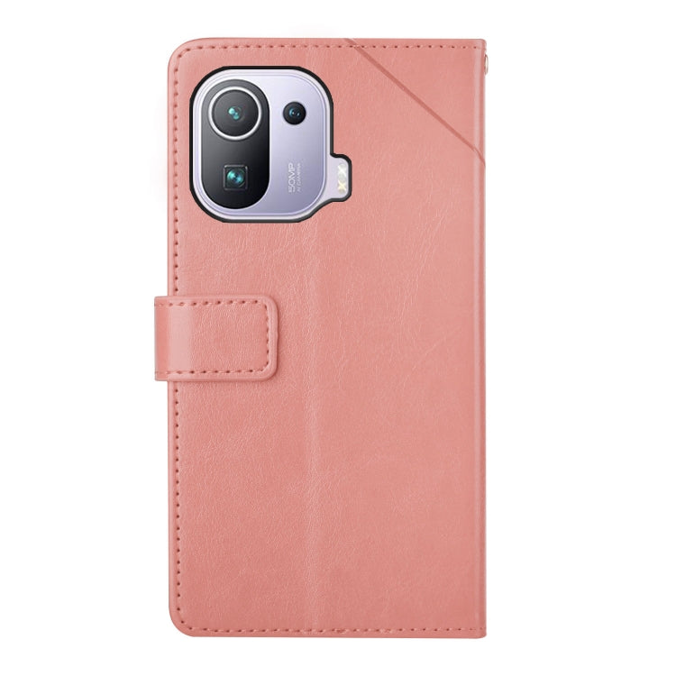 For Xiaomi Mi 11 Pro Y Stitching Horizontal Flip Leather Phone Case