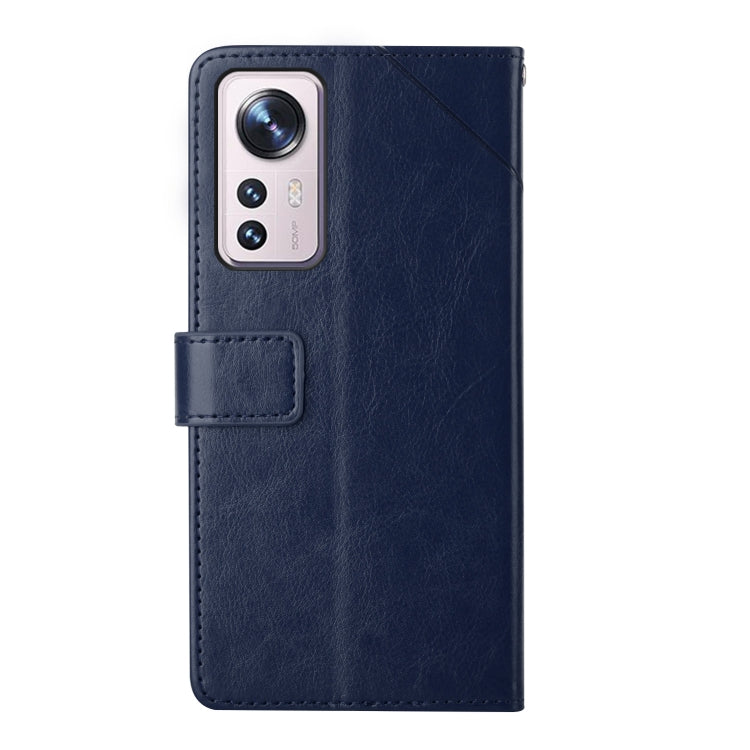 For Xiaomi 12 Y Stitching Horizontal Flip Leather Phone Case