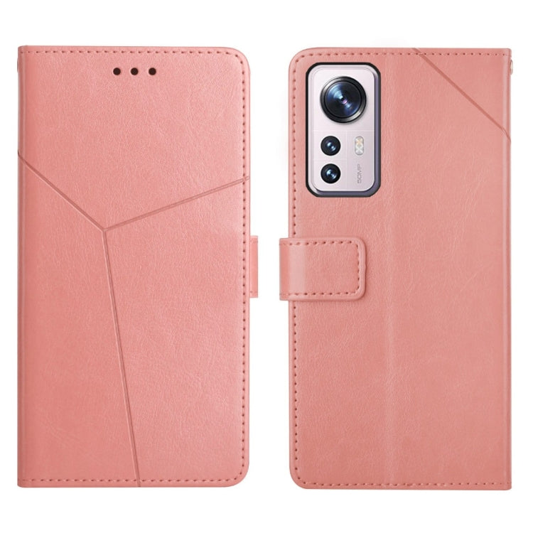 For Xiaomi 12 Y Stitching Horizontal Flip Leather Phone Case