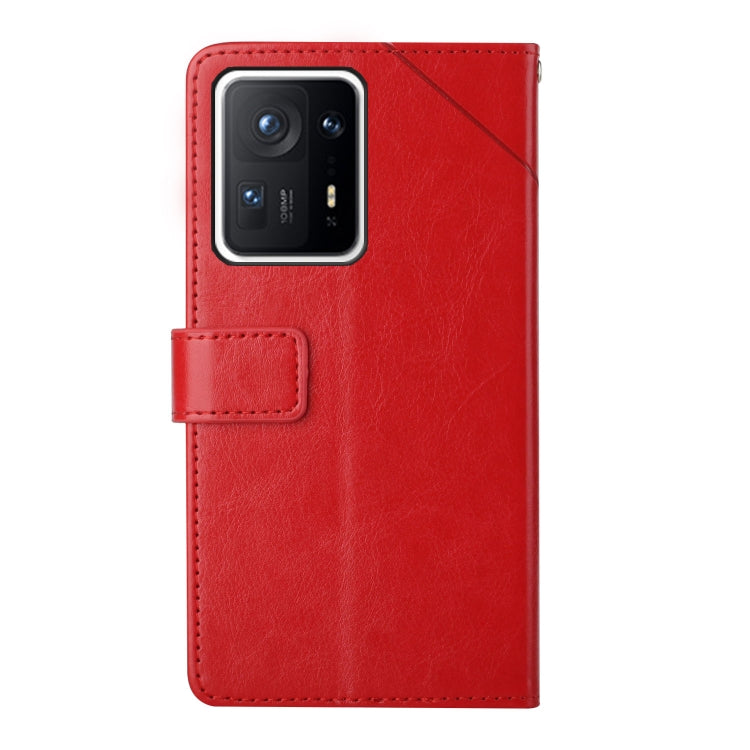 For Xiaomi Mi Mix4 Y Stitching Horizontal Flip Leather Phone Case