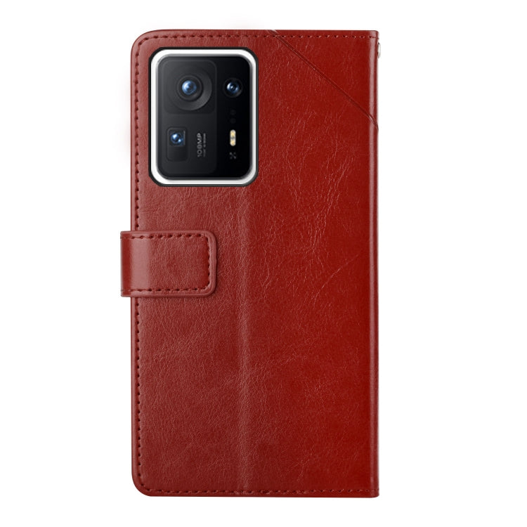 For Xiaomi Mi Mix4 Y Stitching Horizontal Flip Leather Phone Case