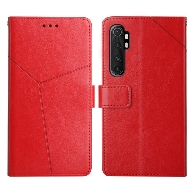 For Xiaomi Mi Note 10 Lite Y Stitching Horizontal Flip Leather Phone Case