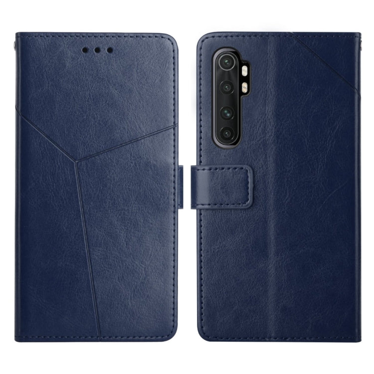 For Xiaomi Mi Note 10 Lite Y Stitching Horizontal Flip Leather Phone Case