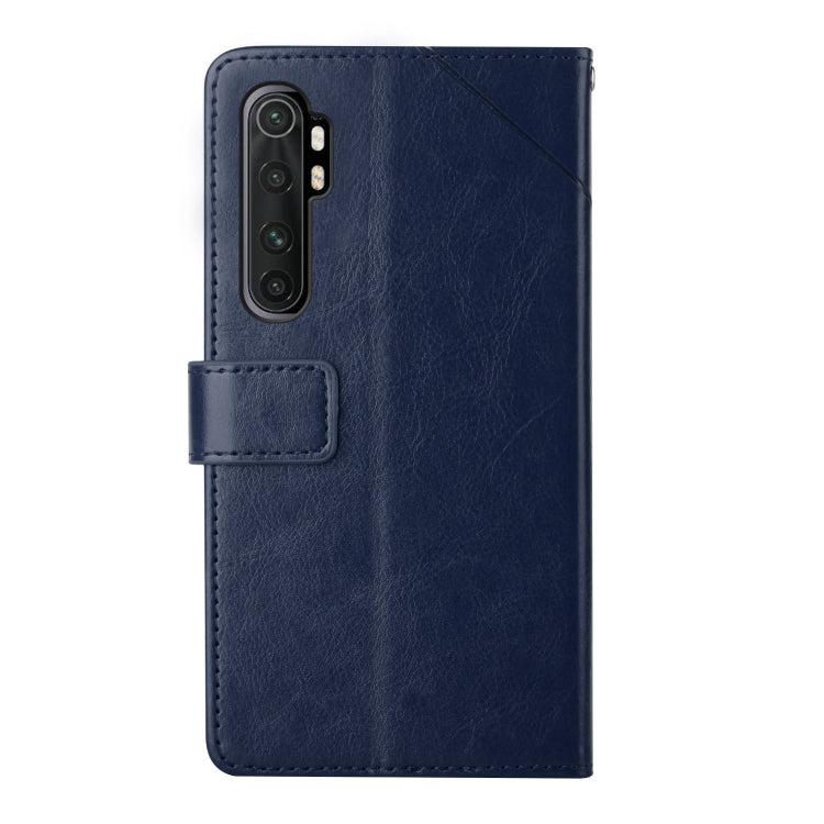 For Xiaomi Mi Note 10 Lite Y Stitching Horizontal Flip Leather Phone Case
