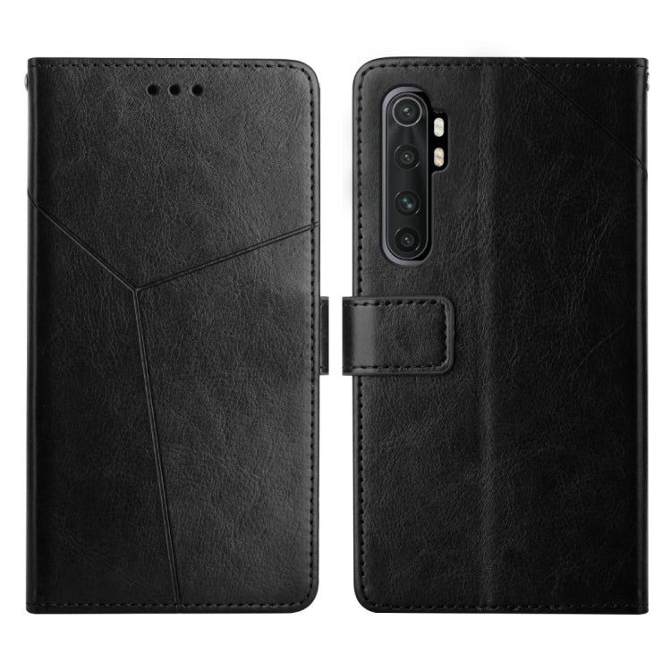 For Xiaomi Mi Note 10 Lite Y Stitching Horizontal Flip Leather Phone Case