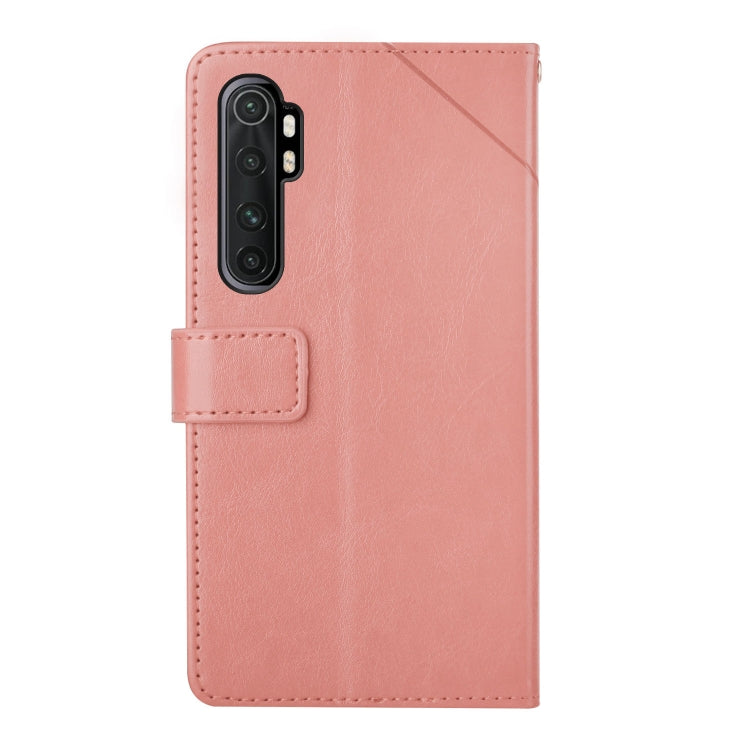 For Xiaomi Mi Note 10 Lite Y Stitching Horizontal Flip Leather Phone Case
