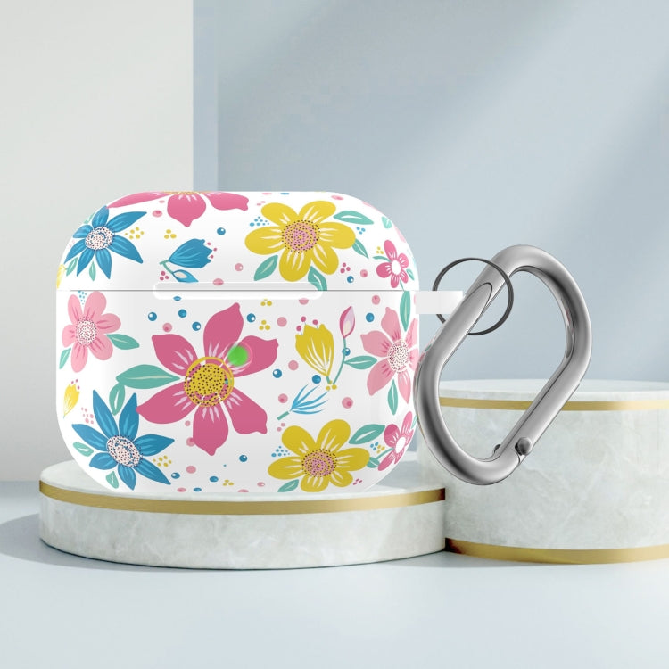 D Series Silicone Printed Flower Wireless Earphone Protective Case For AirPods 3