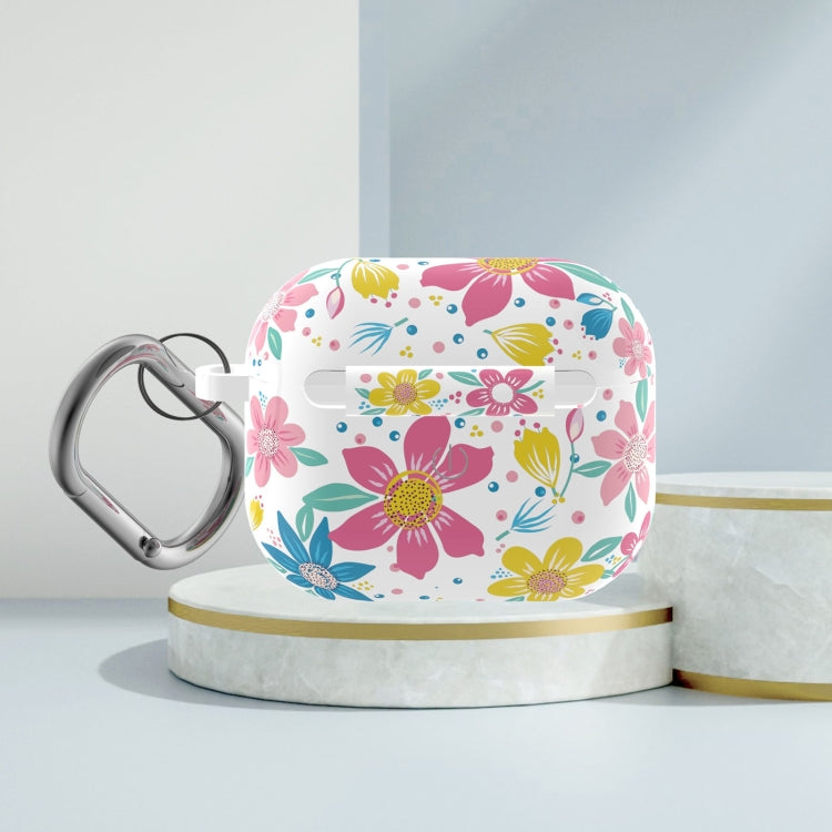 D Series Silicone Printed Flower Wireless Earphone Protective Case For AirPods 3