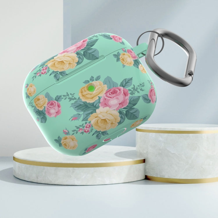 D Series Silicone Printed Flower Wireless Earphone Protective Case For AirPods 3