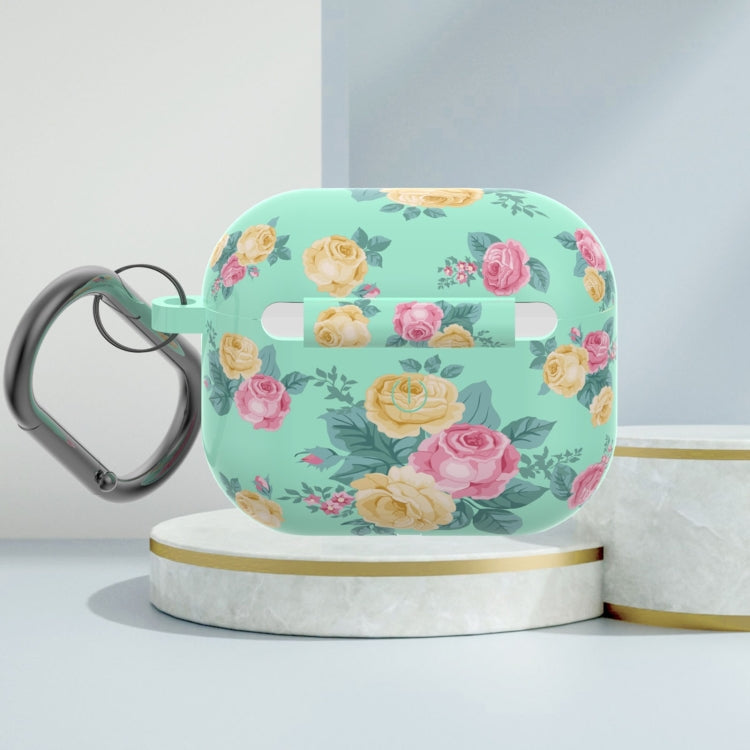 D Series Silicone Printed Flower Wireless Earphone Protective Case For AirPods 3