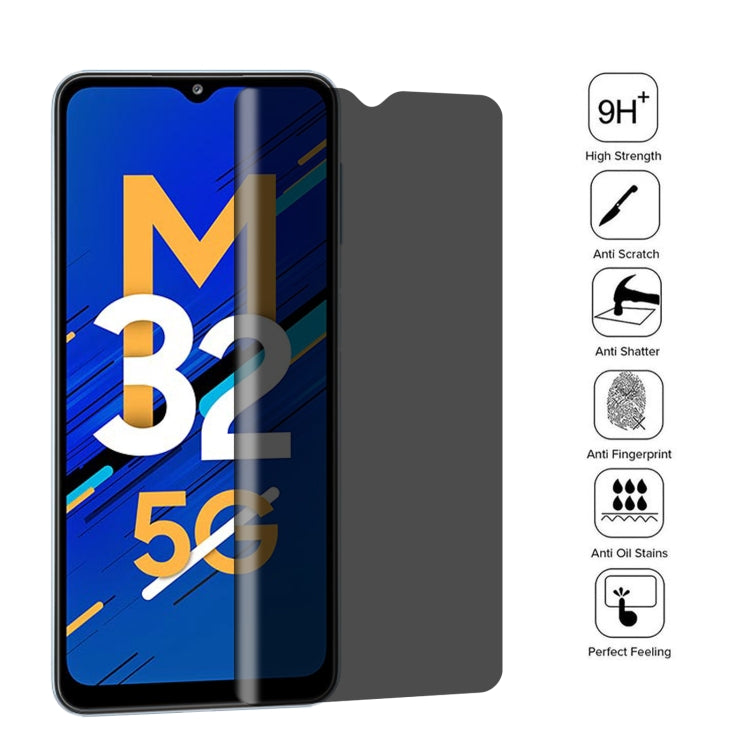 25 PCS Full Cover Anti-peeping Tempered Glass Film For Samsung Galaxy M32 5G