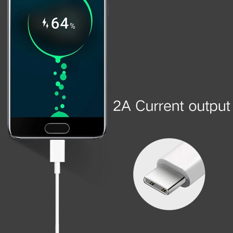 2A USB to USB-C / Type-C Data Cable, Cable Length:2m(White)