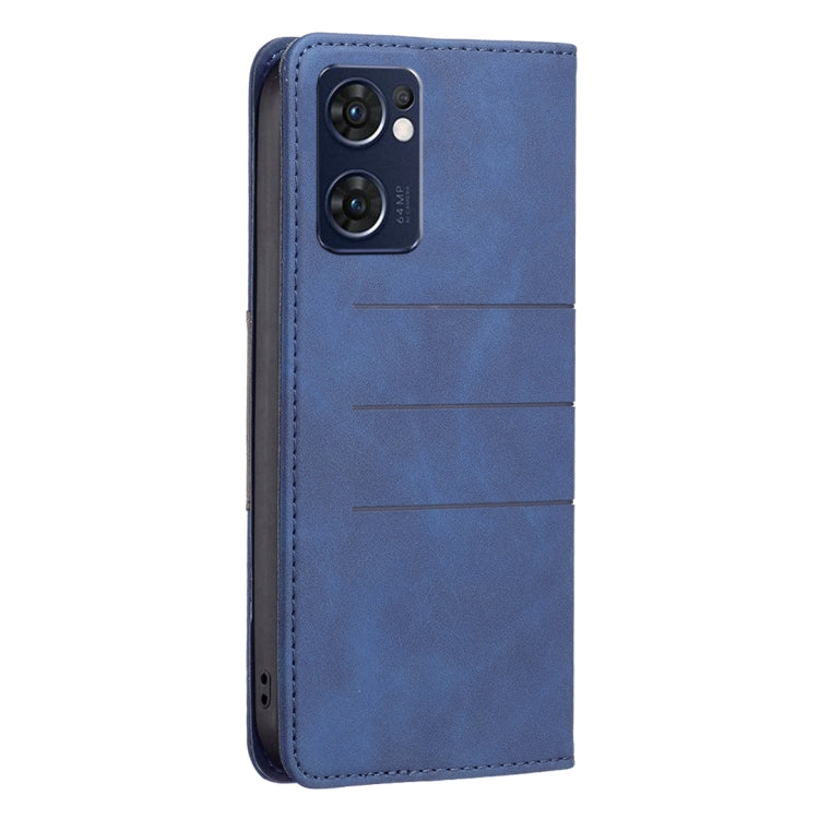 For OPPO Reno7 5G/Find X5 Lite Magnetic Splicing Leather Phone Case