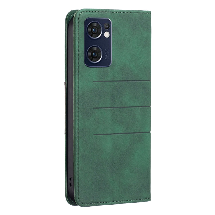For OPPO Reno7 5G/Find X5 Lite Magnetic Splicing Leather Phone Case