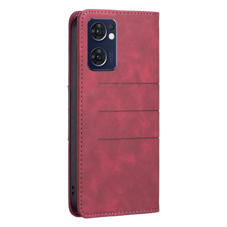 For OPPO Reno7 5G/Find X5 Lite Magnetic Splicing Leather Phone Case