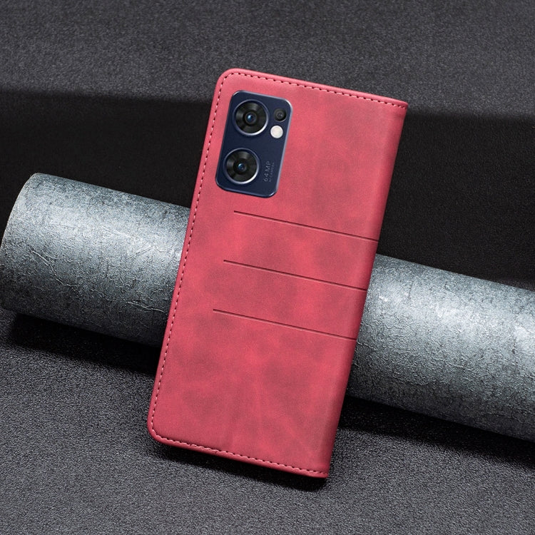 For OPPO Reno7 5G/Find X5 Lite Magnetic Splicing Leather Phone Case