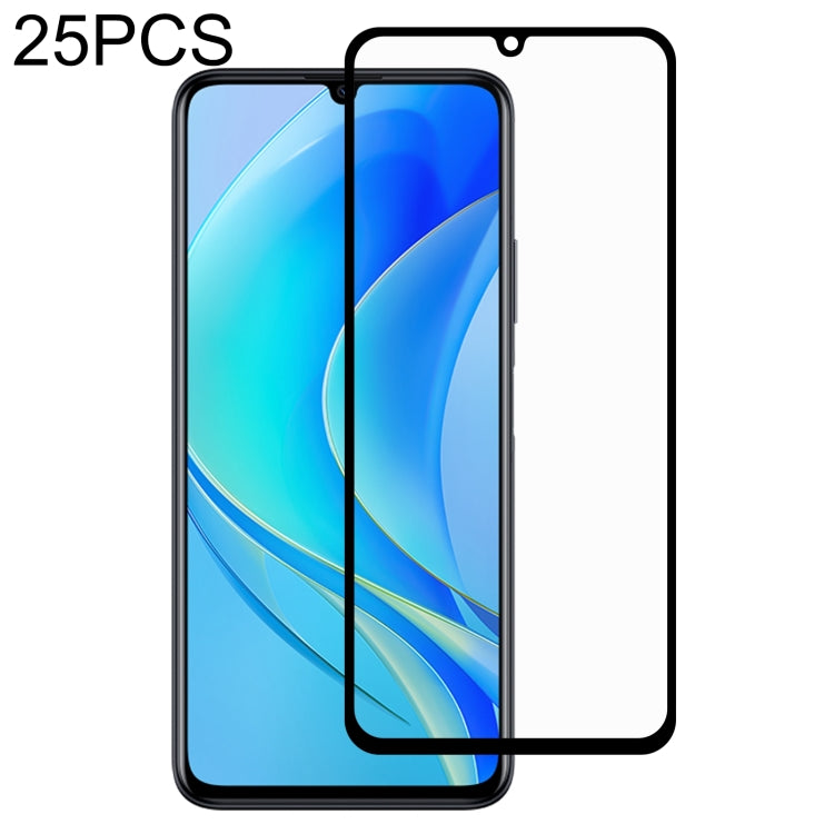 25 PCS Full Glue Screen Protector Tempered Glass Film For Huawei nova Y70 Plus / nova Y70