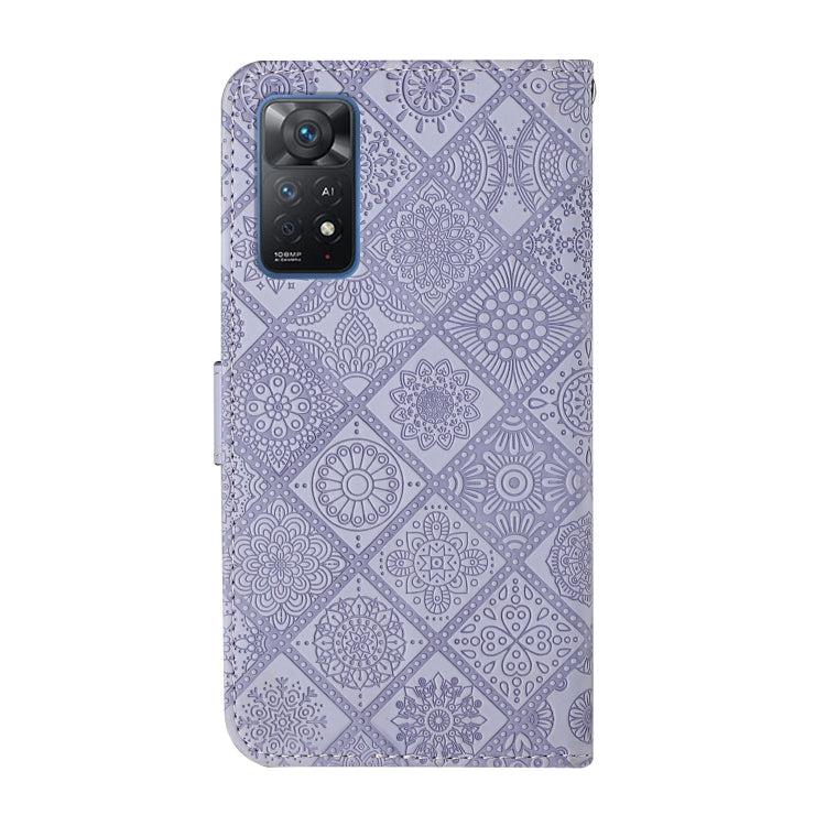 For Xiaomi Redmi Note 11 Pro Global Ethnic Style Embossed Pattern Leather Phone Case