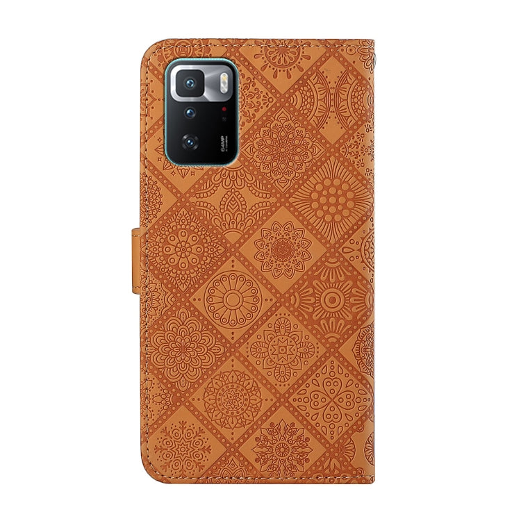 For Xiaomi Redmi Note 10 Pro 5G Ethnic Style Embossed Pattern Leather Phone Case